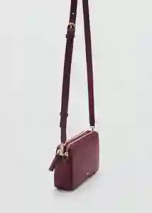 Bolso P Donga Burdeos Talla 99 Mujer Mango