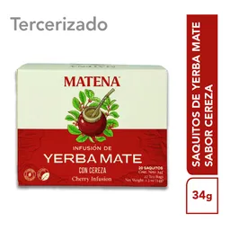 Matena Saquito de Yerba Mate Sabor Cereza