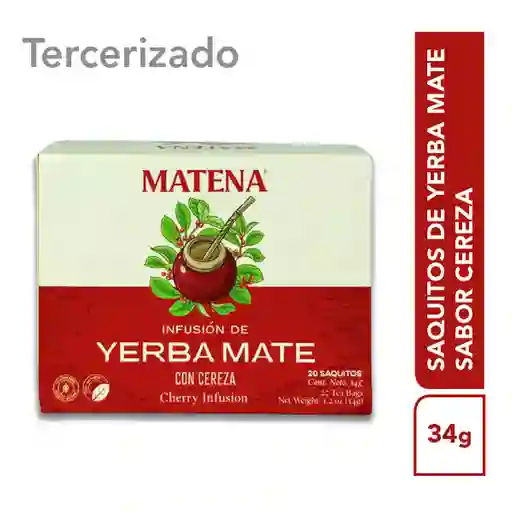 Matena Saquito de Yerba Mate Sabor Cereza