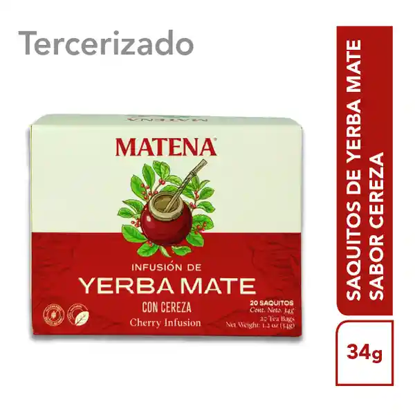 Matena Saquito de Yerba Mate Sabor Cereza