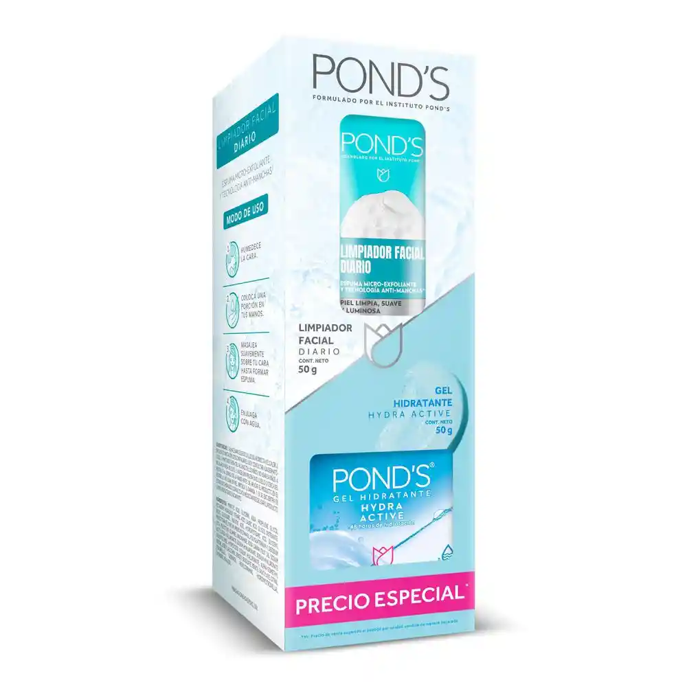 Of Espuma Facial + Gel Hidratante Pond's