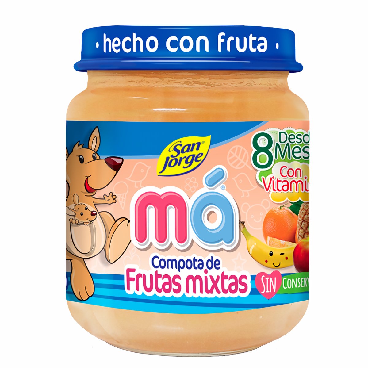 San Jorge Ma Compota de Frutas Mixtas sin Conservantes 113 g