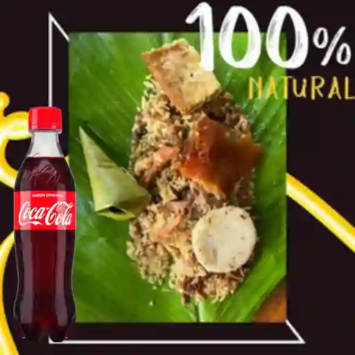 Combo Lechona Personal + Coca-Cola Original 400 Ml