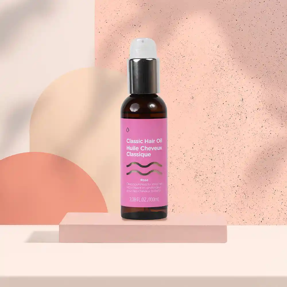 Aceite Para el Cabello Clásico Rosa Miniso