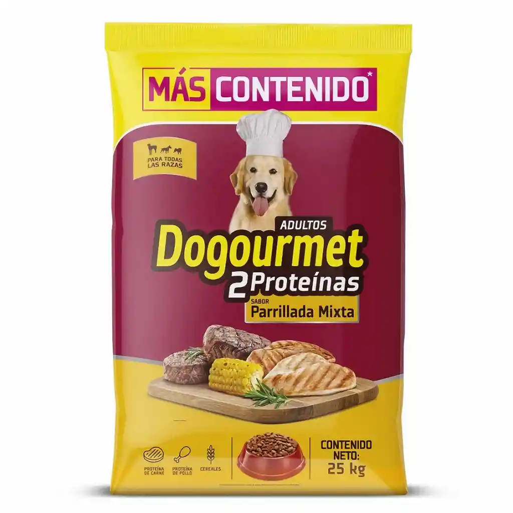 Dogourmet Alimento para Perros Adultos Sabor Parrillada Mixta