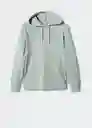 Buzo de Sudadera Bone Menta Talla XS Hombre Mango