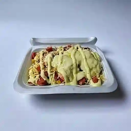 Salchipapa Suiza Gratinada + Gaseosa 250