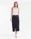 Esqueleto Mesh Doble Tanktop Crudo Abedul Claro T XS Chevignon