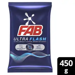 Fab Detergente en Polvo Ultra Flash