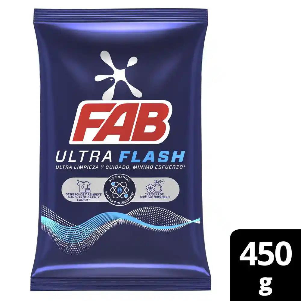 Fab Detergente en Polvo Ultra Flash