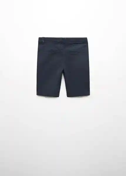 Bermuda Pico Navy Talla 09 Niños Mango