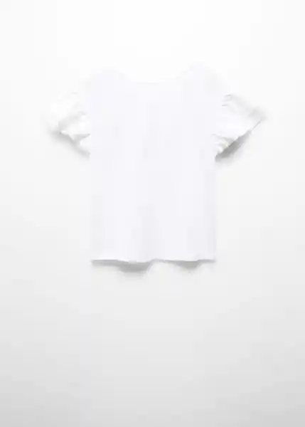 Blusa Mafer Blanco Talla 09 Niñas Mango