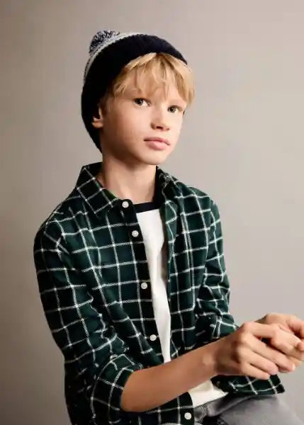 Camisa Jannu Botella Talla 13 Niños Mango