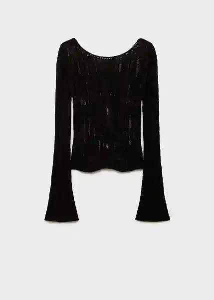 Suéter Jersey Peggy Negro Talla M Mujer Mango