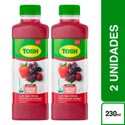 2 x Tosh Batido de Frutos Rojos