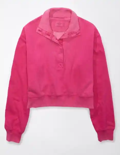 Buzo Mujer Rosa Talla Large American Eagle