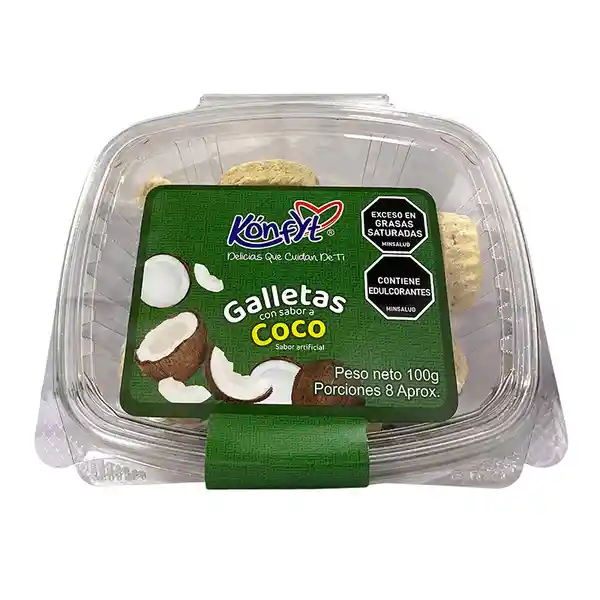 Konfyt Galleta Sabor Coco