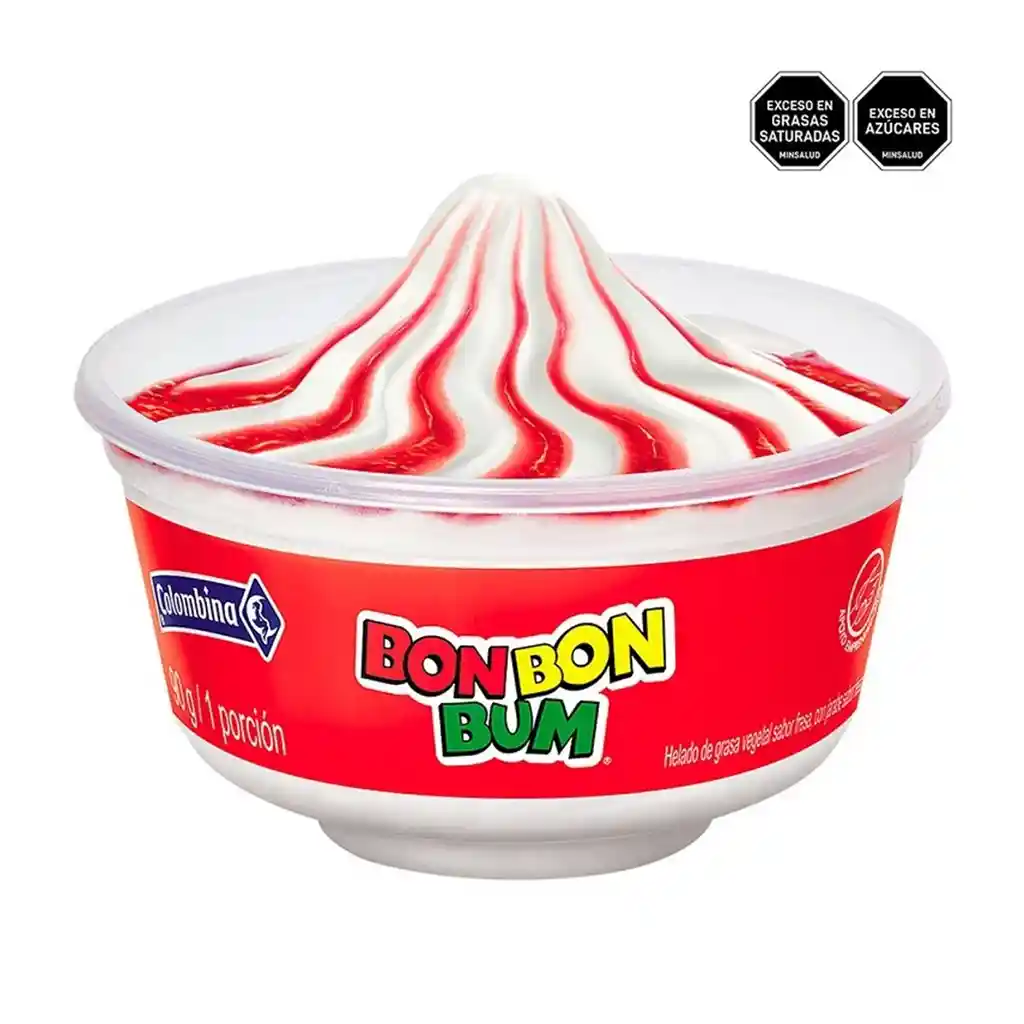 Helado Sundae Bombombum Vaso