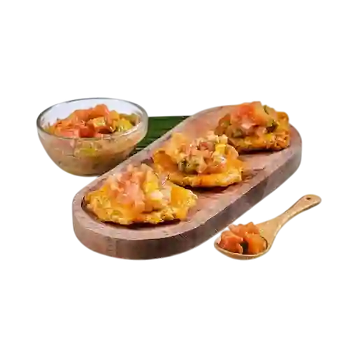 Patacones con Hogado