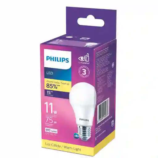 Bombillo Led 11w E27 Luz Calida 910 Lm Setphilips 440500000348