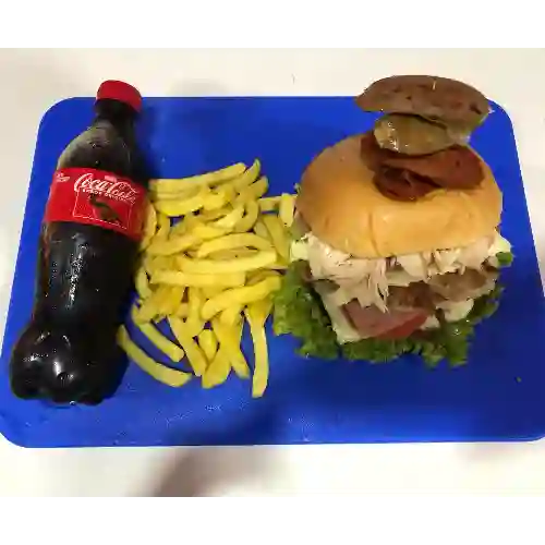 Combo Hamburguesa de la Casa