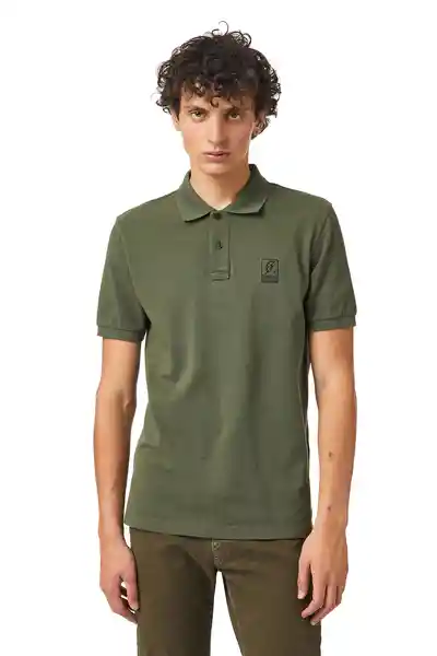 Diesel Camiseta Polo T-Smith-B1 Verde Talla S