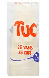 Tuc Vaso Blanco 7 oz