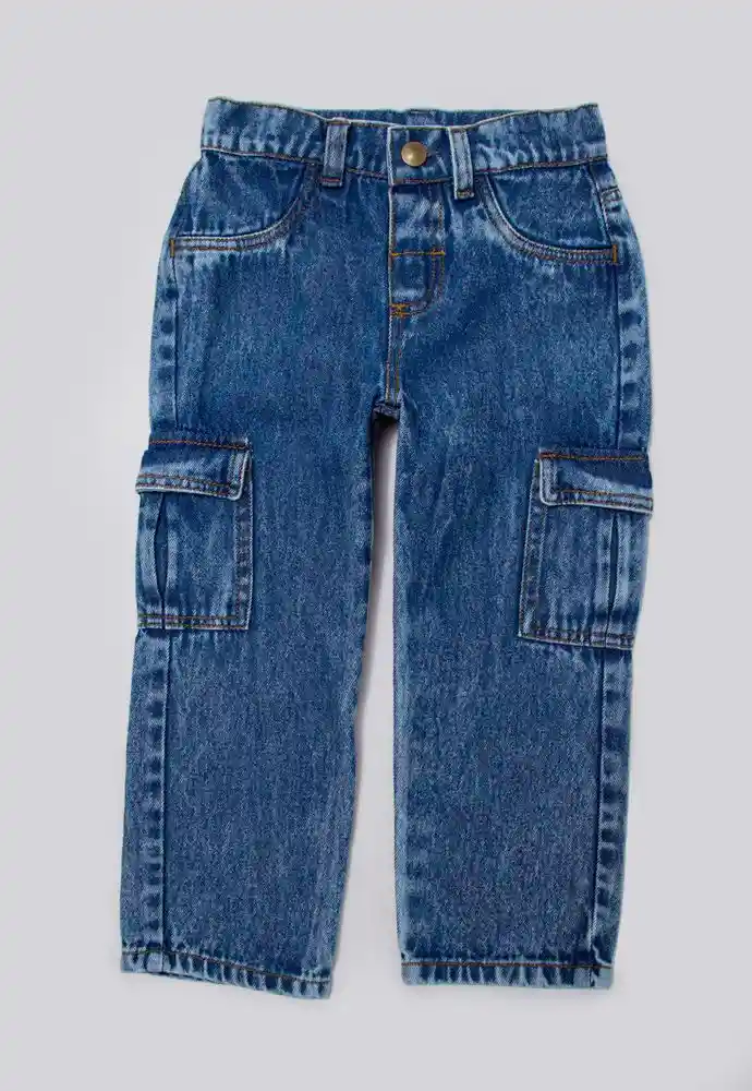Pantalon 9/12meses-azul