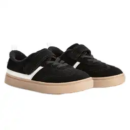 Tenis Negros Con Corones Elásticos Bebito Ruki Tenis Baby Fresh Talla 23