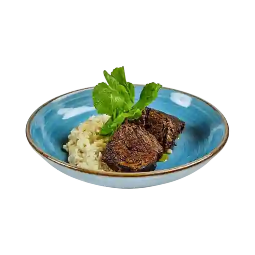 Rissoto de lomo queso azul