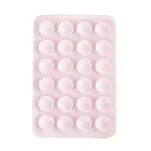 Funda Adhesiva Silicona de Succion Para Celular Para Selfie y Videos Rosado