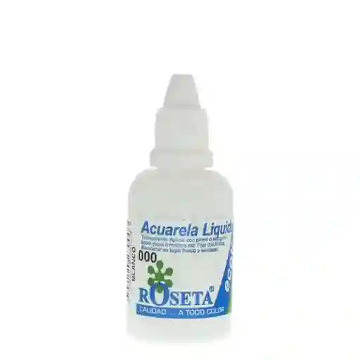 Roseta Acuarela Líquida Ecolin Blanco