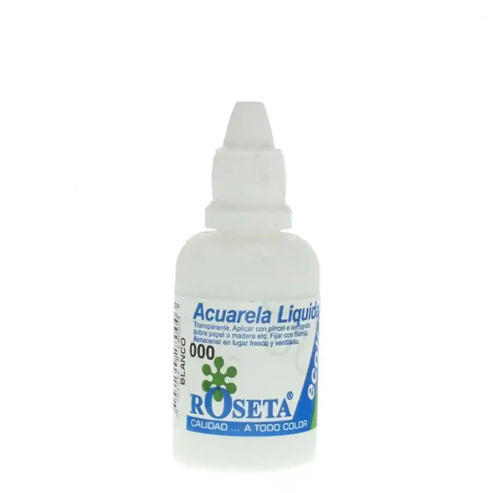 Roseta Acuarela Líquida Ecolin Blanco