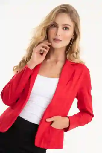 Basic New Jacket Color Rojo Puro Talla M Ragged
