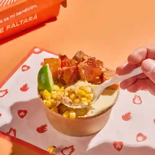 Esquites con Birria