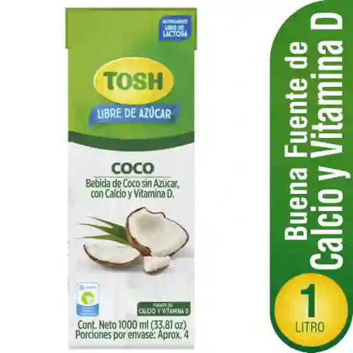 Tosh Bebida de Coco sin Azúcar