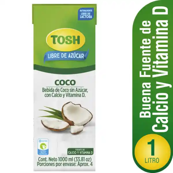 Tosh Bebida de Coco sin Azúcar