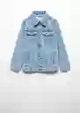 Chaqueta Cazadora John Tejano Medio Talla 07 Niños Mango