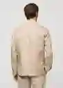 Blazer Americana Sorbet Beige Talla 50 Hombre Mango