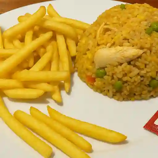 Arroz con pollo campestre