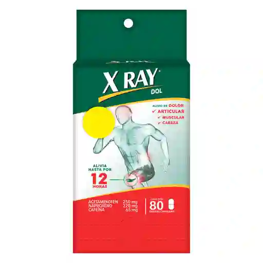 X Ray Dol Tableta Analgesico X 80