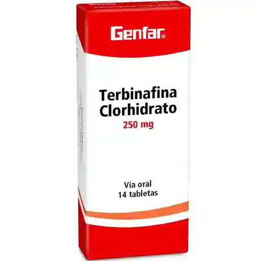Terbinafina Genfar (250 Mg)