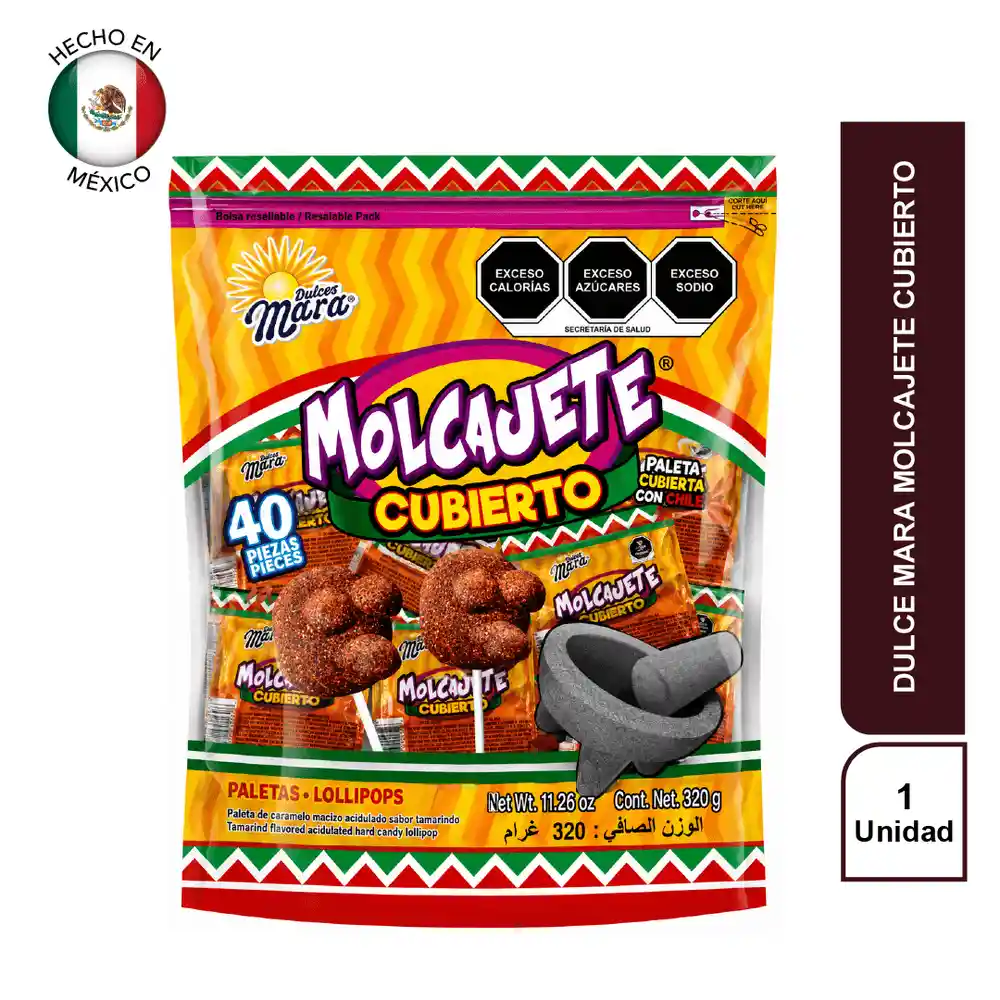 Mara Dulce Molcajete Cubierto Paq. X 40 -