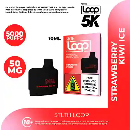 Stlth Vapeador Loop Pod Strawberry Kiwi Ice