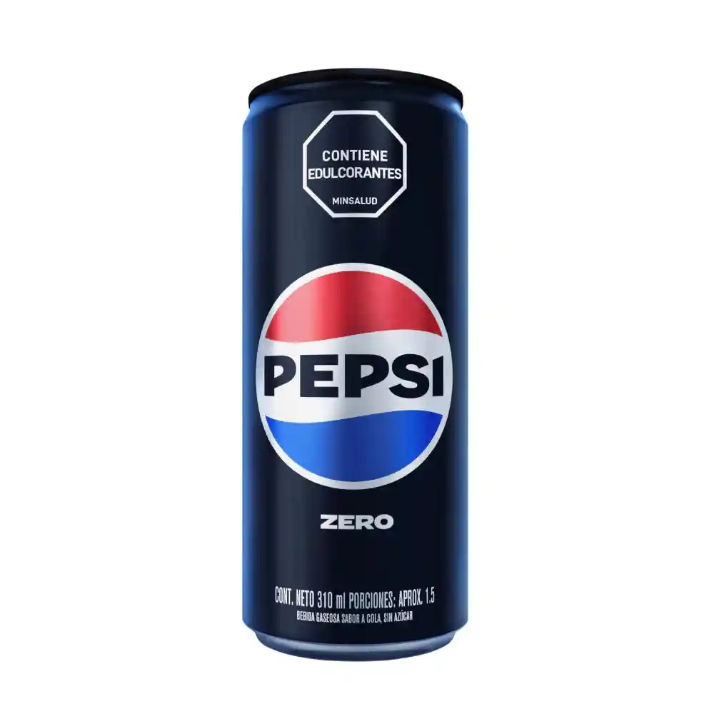 Gaseosa Pepsi Cero Lata (310 Ml)