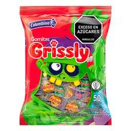 Grissly Gomitas Sabor Frambuesa Naranja y Limón