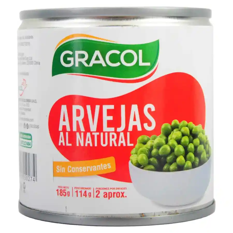 Arvejas Gracol Nat