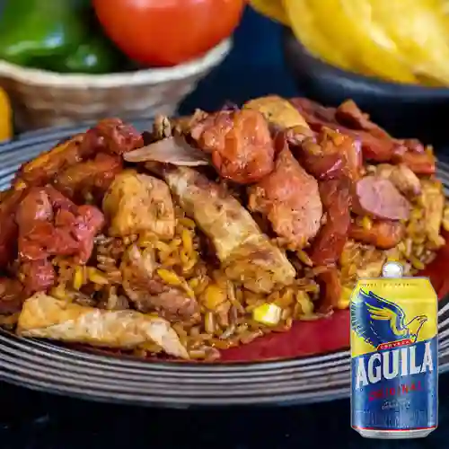 Combo Ranchero Personal 1 Persona + Águila Lata 330ml