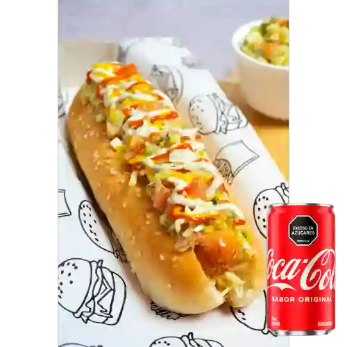 Combo Perro Paisa + Coca Cola Original 235 ml