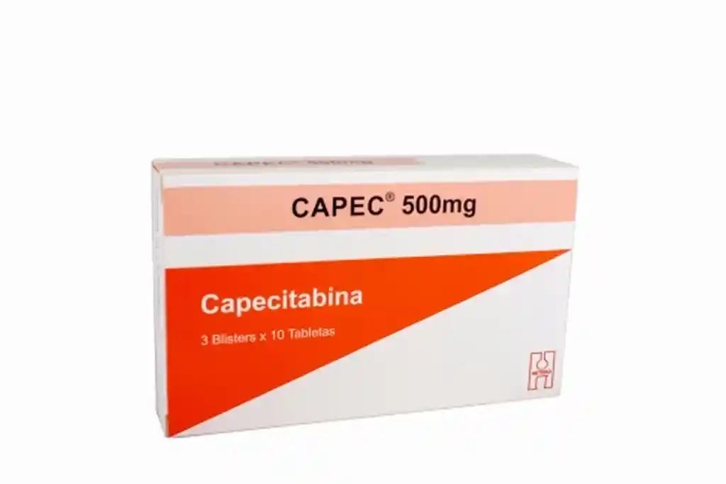 Capec 500 Mg Caja Con 30 Tabletas Recubiertas Rx
